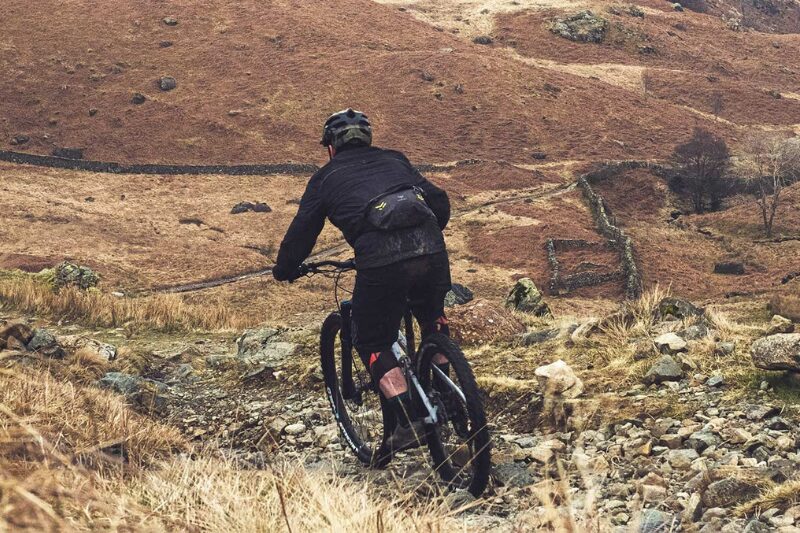 自転車の操作に影響がない